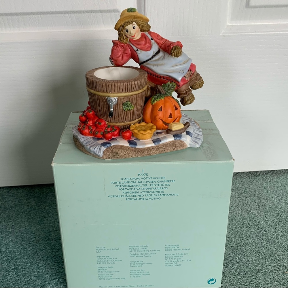 PartyLite Scarecrow Votive Holder